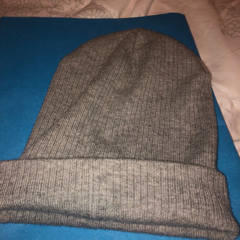 Grey “A new day” beanie